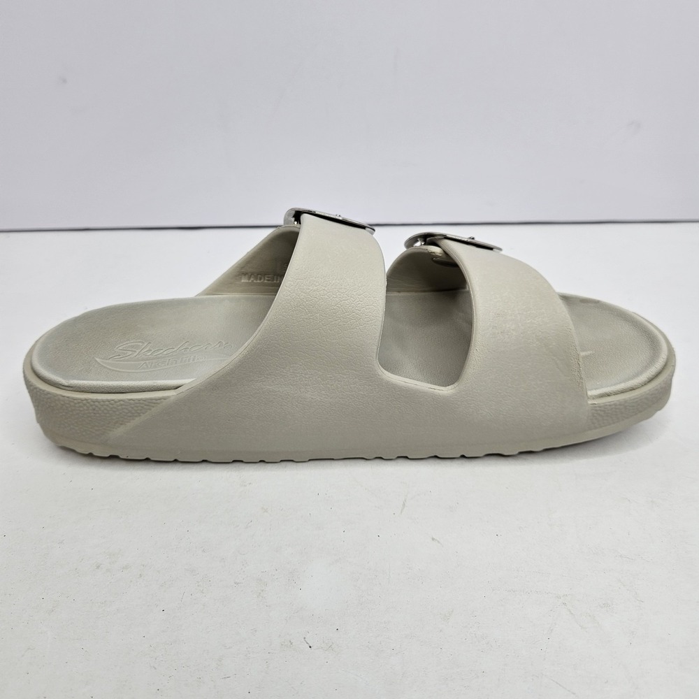 Sketchers ArchFit Slide On Shoes Ivory Size 9 - Picture 2 of 14